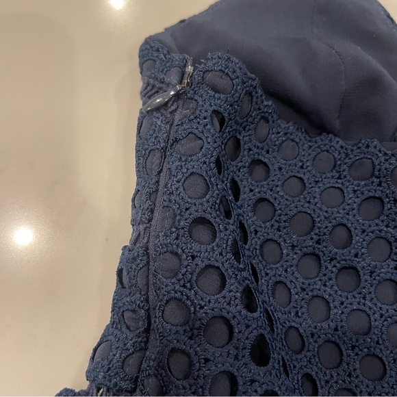 Abercrombie & Fitch Blue Eyelet Mini Dress - Picture 9 of 13